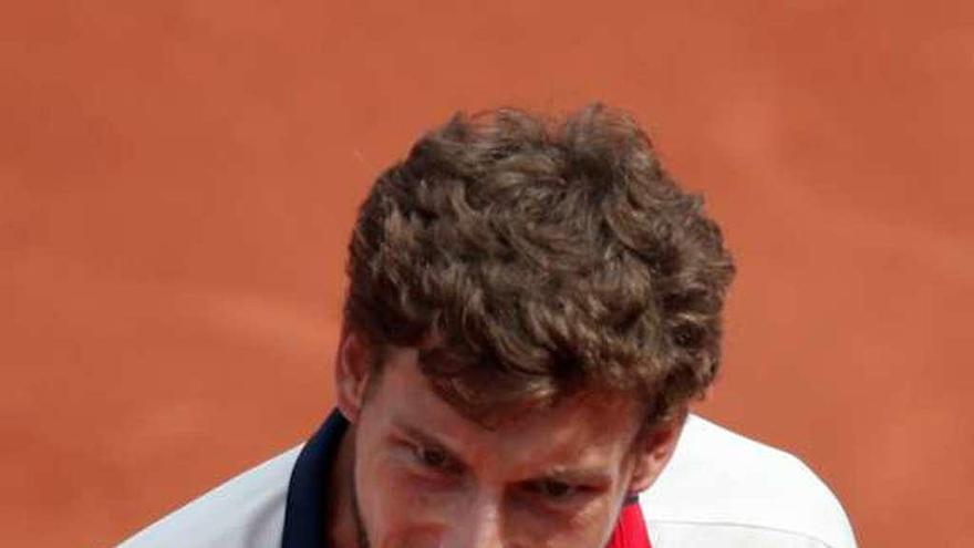 Pablo Carreño celebra un triunfo.