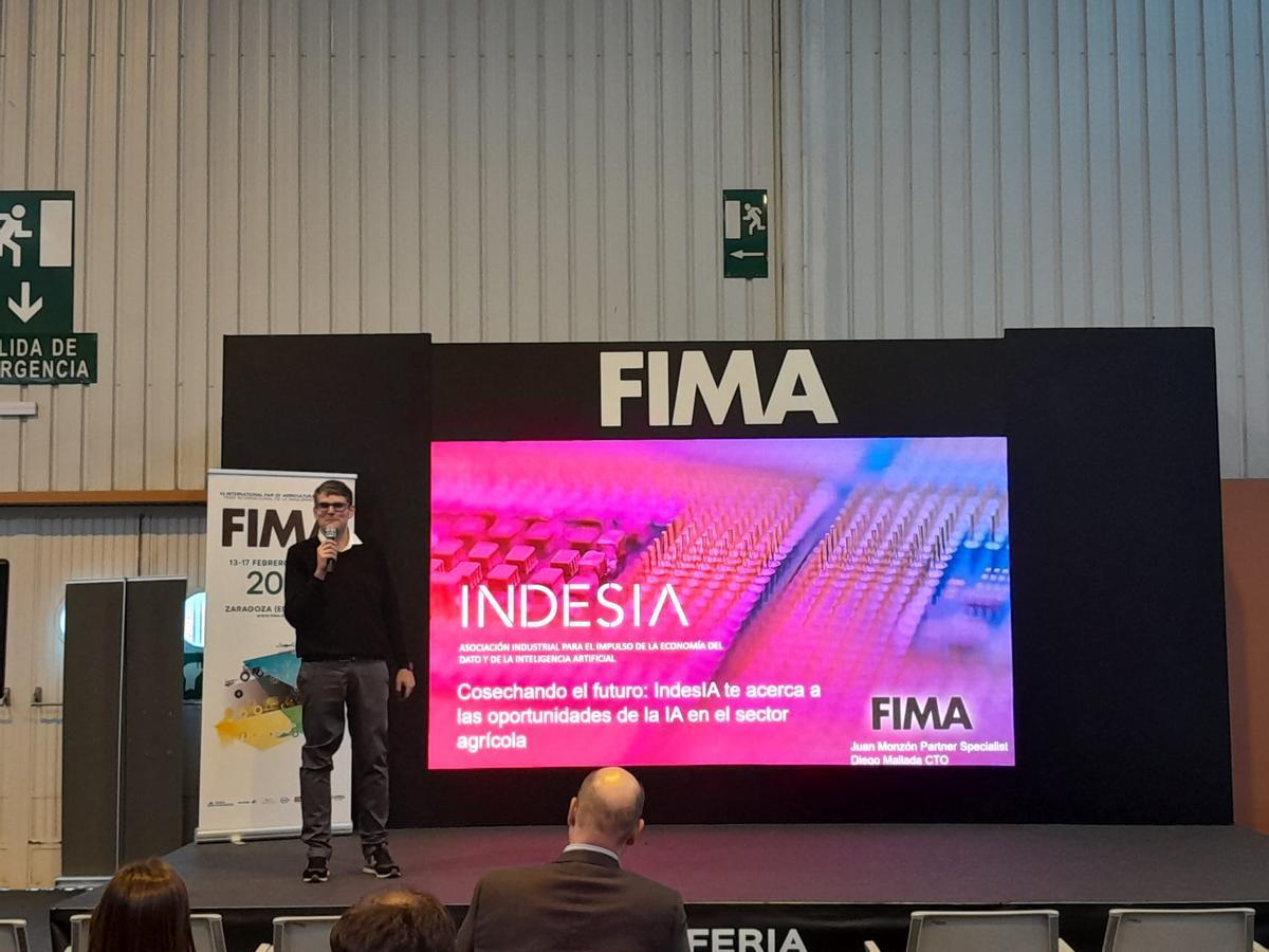 Diego Mallada, CTO de IndesIA, en la FIMA