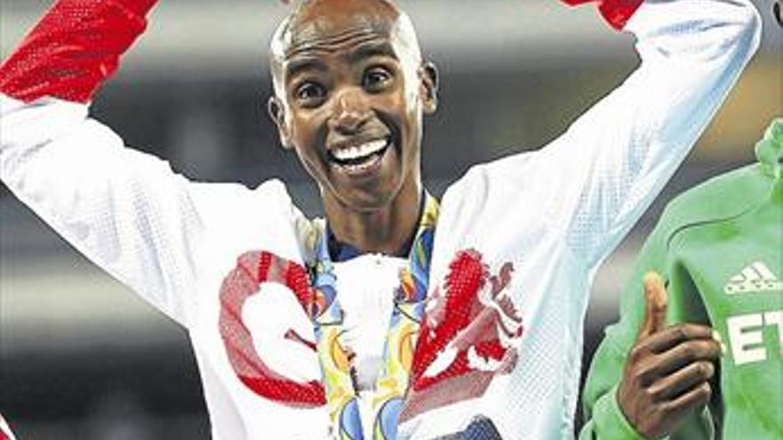 Recital de Mo Farah, imbatible en los 10.000