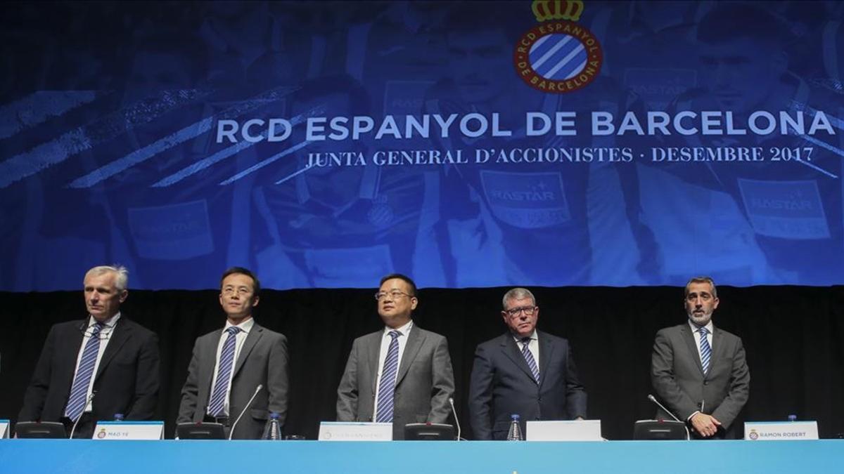 El Consejo de Administración del Espanyol superó sin problemas la Junta de Accionistas