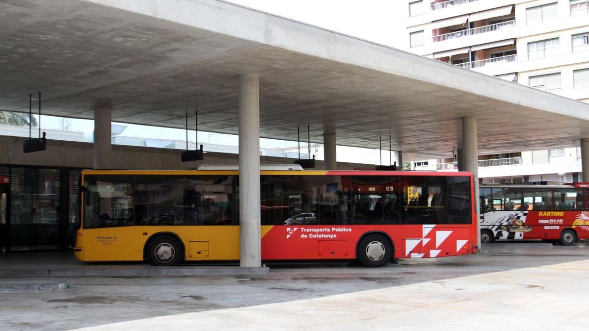 L'estació de busos de Lloret, en una imatge d'arxiu.