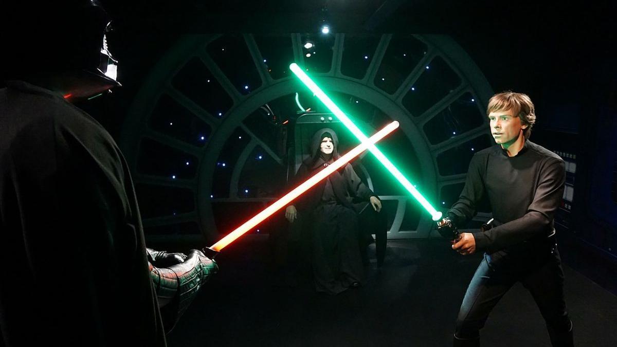 Escena de la popular saga “Star Wars”.