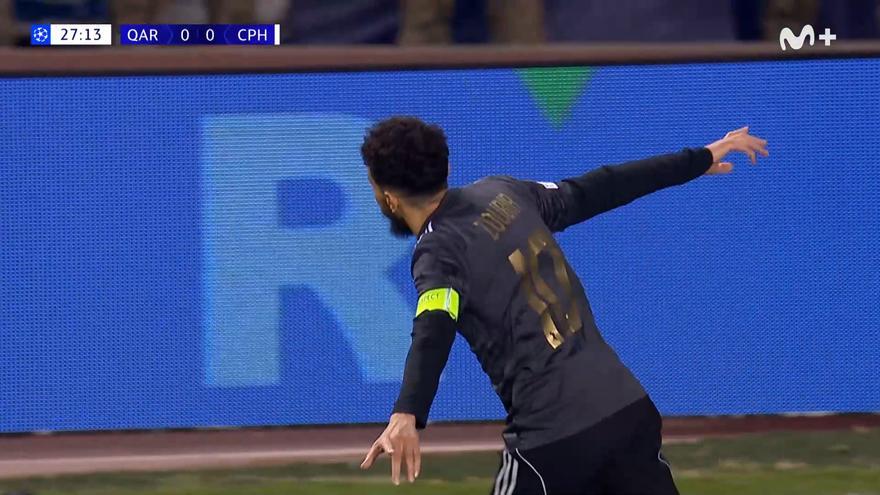 Qarabag - Copenhague | El gol de Abdellah Zoubir