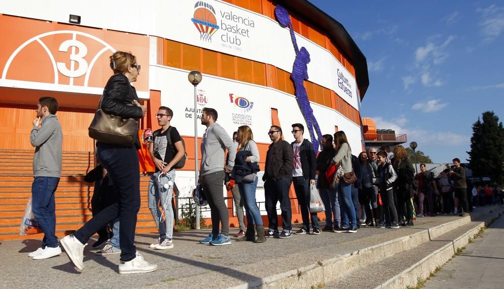 Llegada del Valencia Basket a la final de la Eurocup