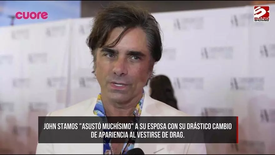 John Stamos "asustó muchísimo" a su esposa tras vestirse de Drag