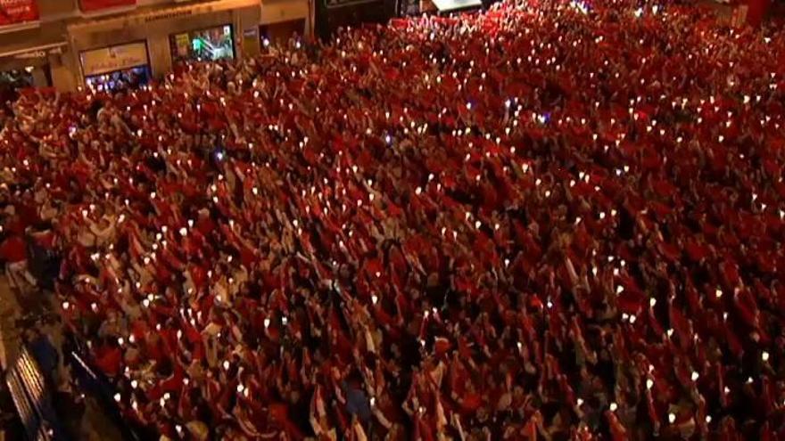 El 'Pobre de mí' dice adiós a los Sanfermines