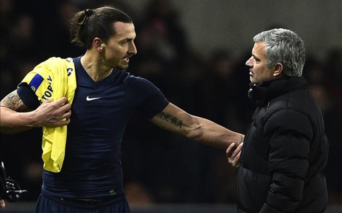 Ibra y Mou volverán a encontrarse en el United