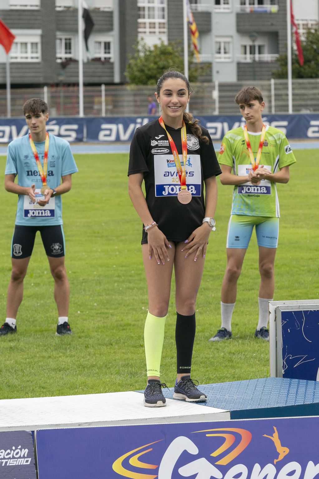 Vibrante día de atletismo en Avilés con el campeonato de España sub-16 y el homenaje a Yago Lamela