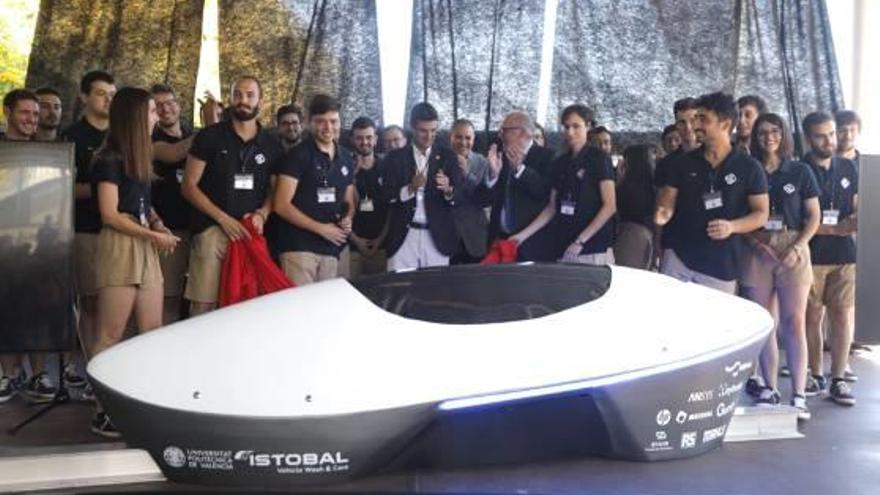 Presentación del proyecto «Hyperloop» de la Universitat Politècnica de València.