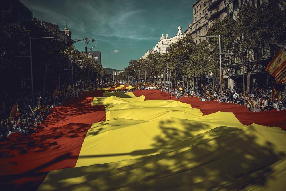 Manifestación en Barcelona contra el ''procés''