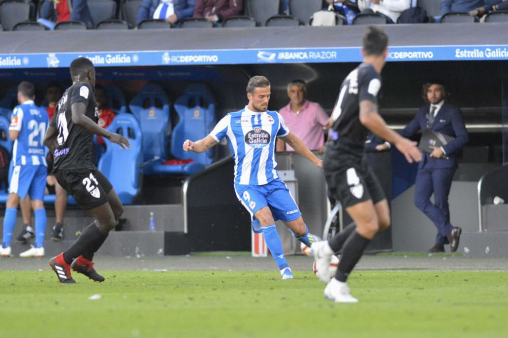 El Málaga CF consigue un trabajado punto en su visita a Riazor que pudo acabar en victoria pero también en derrota