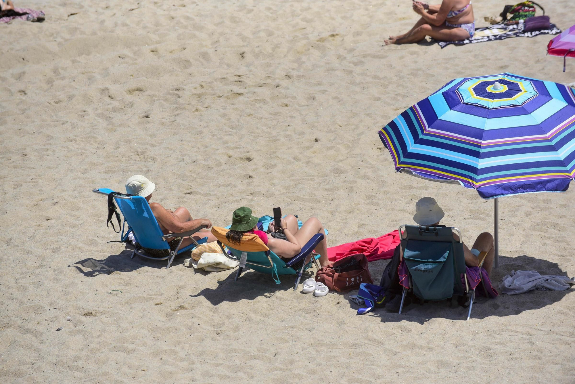 Comienza la temporada de playa en A Coruña con días de sol y calor