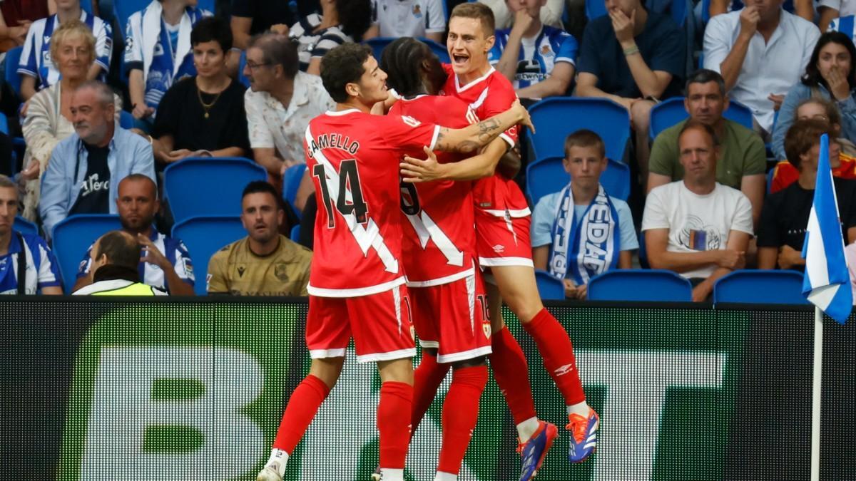 De Frutos y Camello, goleadores en el Reale Arena