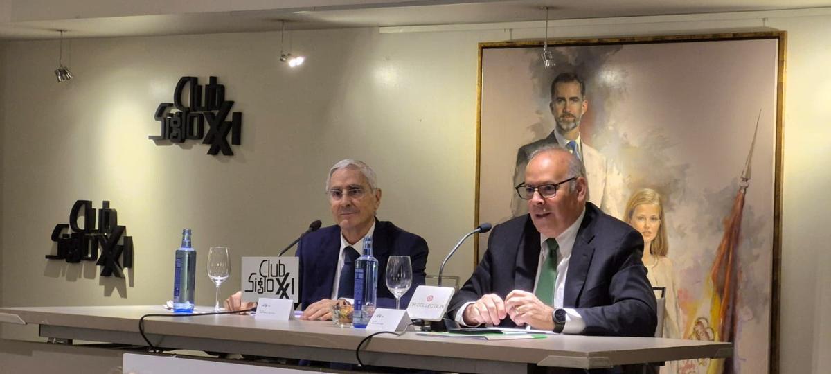 El consejero delegado de Iberdrola España, Mario Ruiz-Tagle, en el Club Siglo XXI.
