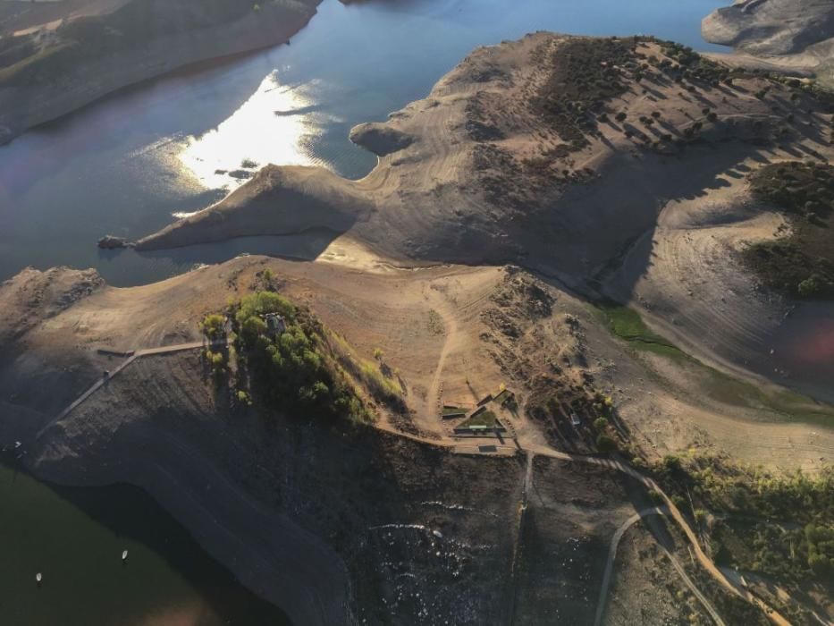 Sequía en Zamora: Embalse de Ricobayo