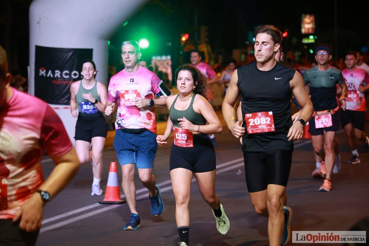Las mejores imágenes de la carrera nocturna de Murcia