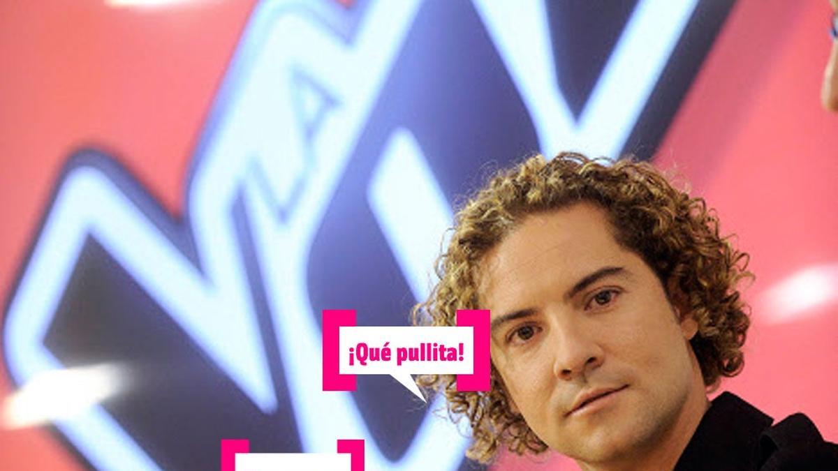 Malú y David Bisbal en 'La Voz'