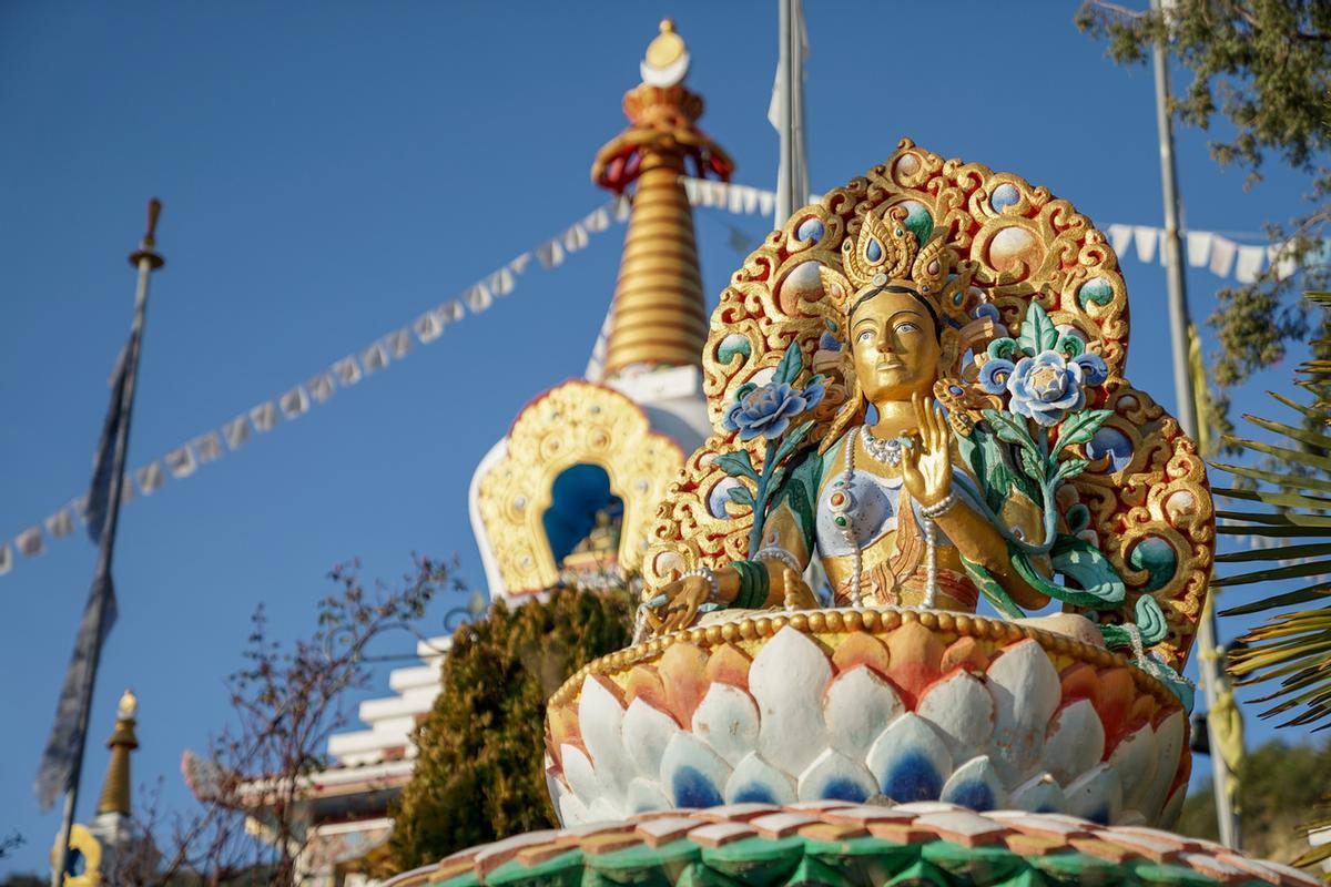 Estatua de Buda en el Templo Budista de Panillo