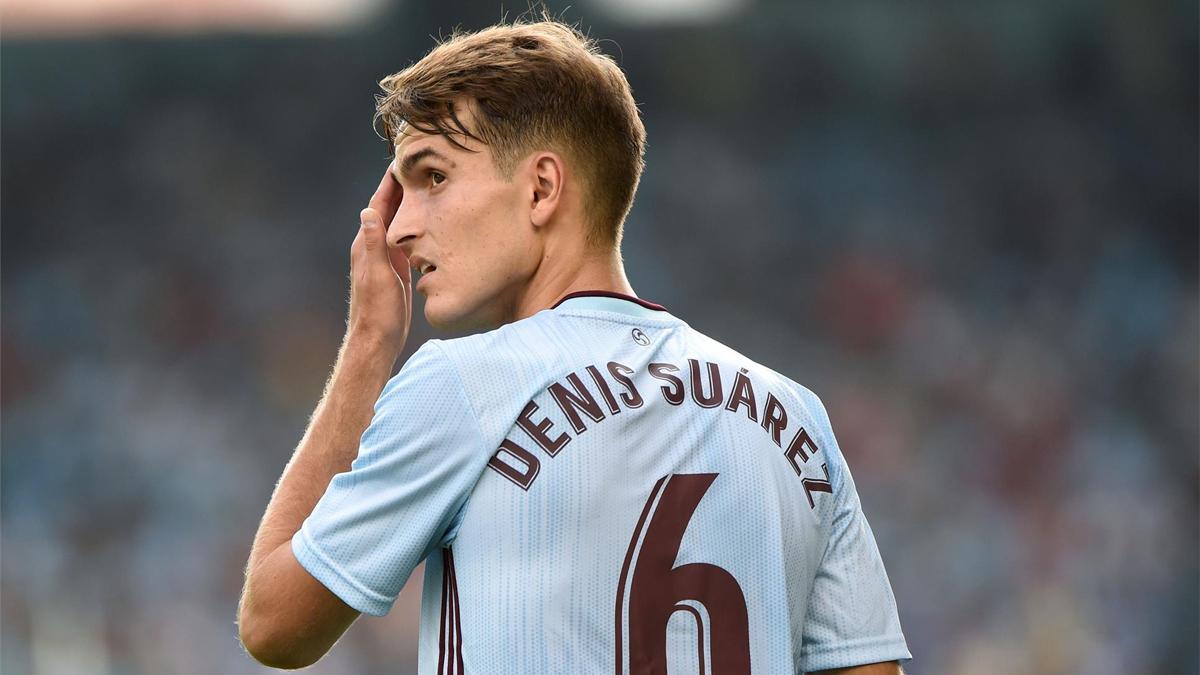 Denis Suárez, durante un partido del Celta