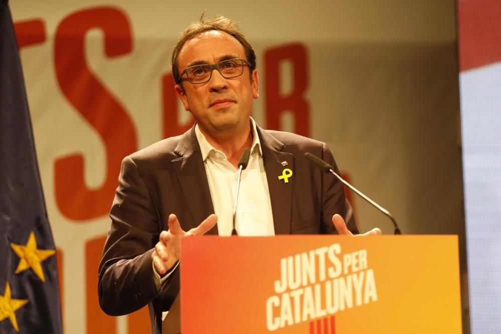 Acte central de la campanya de Junts per Catalunya a Girona