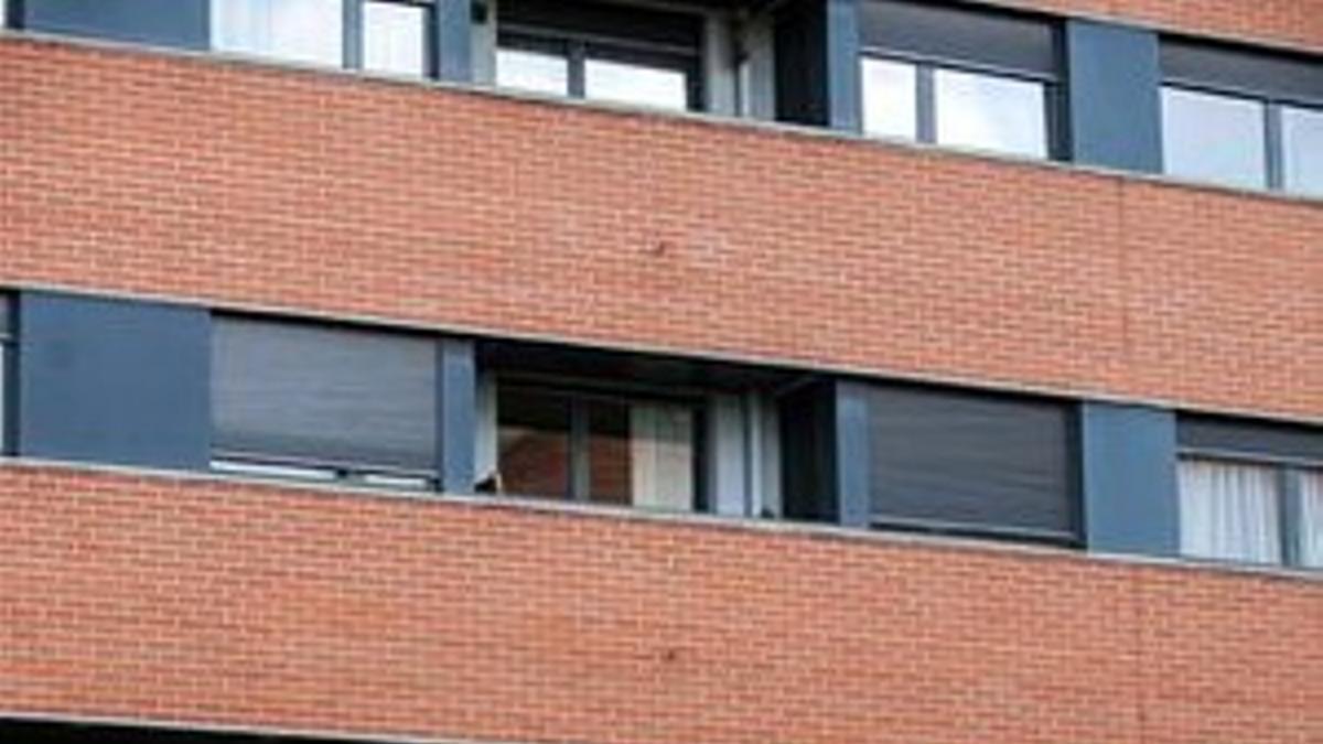 La vivienda de la mujer que se ha suicidado en Barakaldo cuando la iban a desahuciar.