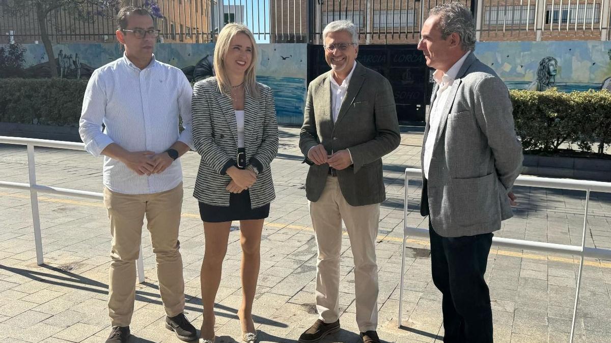 Josele Aguilar, Patricia Alba, Antonio Ruiz y Rubén Viruel