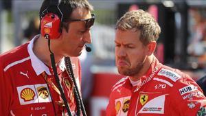 Vettel, destrozado en Japón