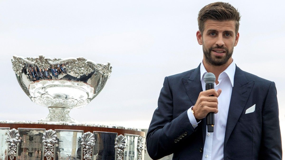 Gerard Piqué, con la Davis CUP Rakuten