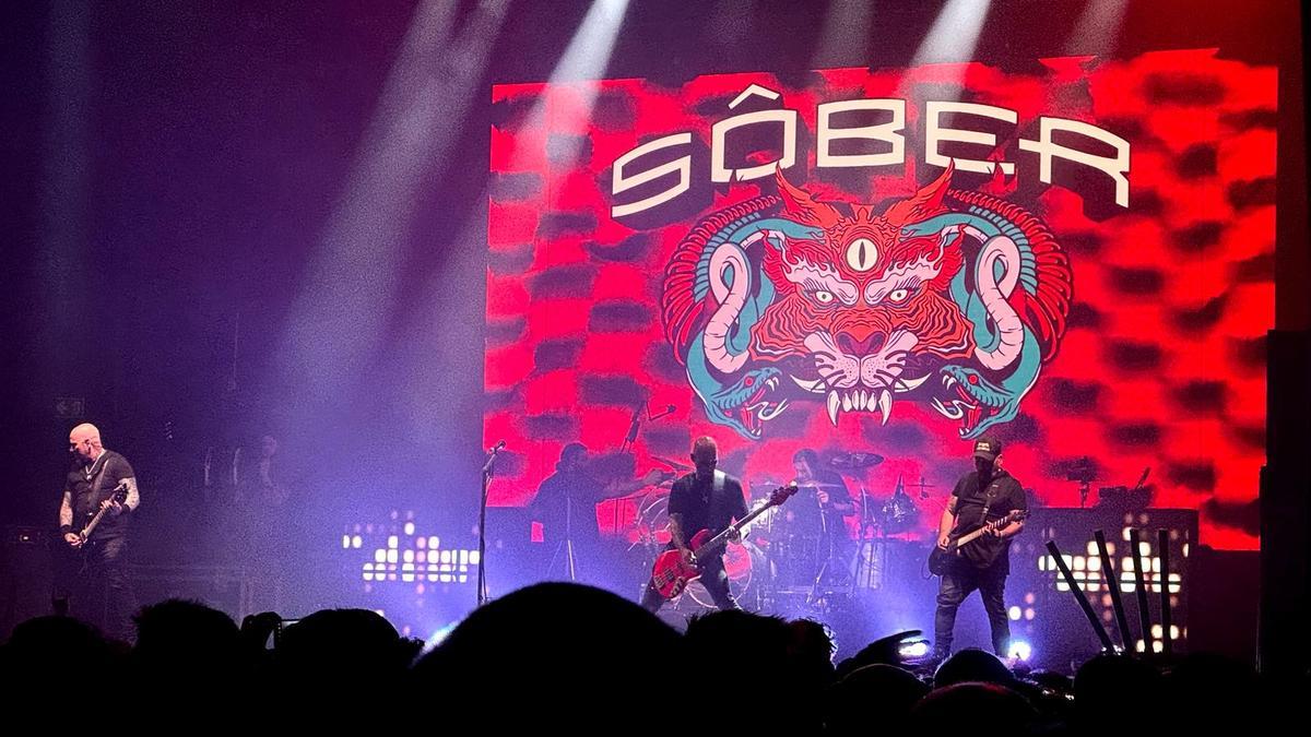 Fin del concierto de Sôber en Madrid: Naufrago