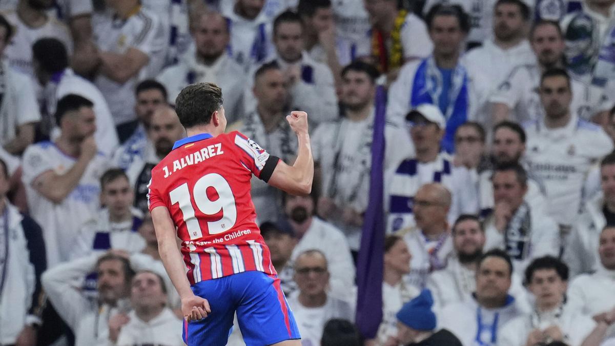 Real Madrid - Atlético de Madrid: El gol de Julián Álvarez