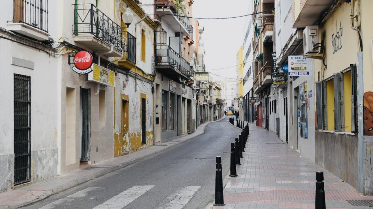 La calle John Lennon de Mérida.