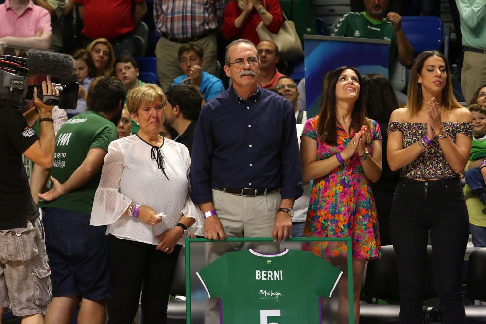 El Unicaja rinde homenaje a Berni