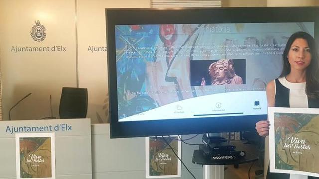 Mariola Galiana en la presentación de la app