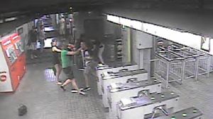 Agressió al metro d’Horta, l’agost del 2015.