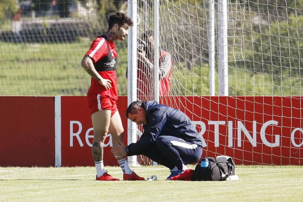 Entrenamiento del Sporting