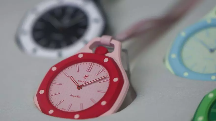 Acampadas por el Swatch x Audemars Piguet en Barcelona