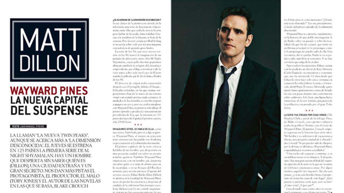 Matt Dillon en la nova capital del suspens, ’Wayward pines’.