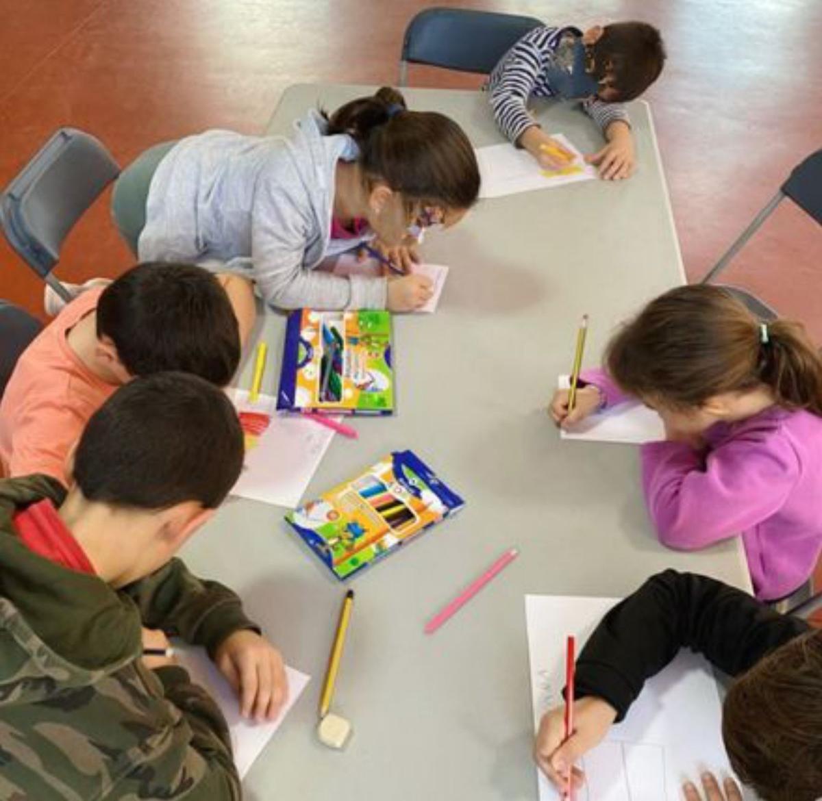 Niños en una de las actividades.