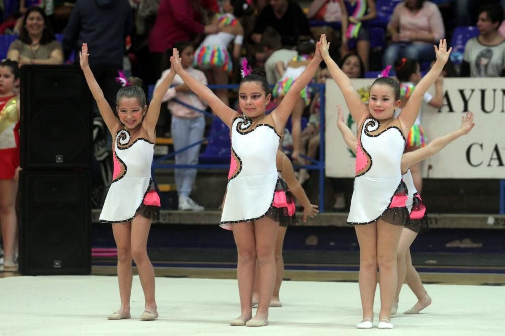 Cartagena celebra la primera jornada de la competición escolar de gimnasia rítmica con más de 1.000 participantes