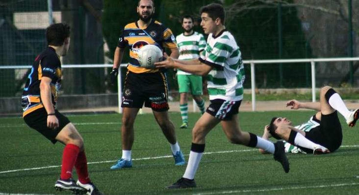 Un lance de un partido del Auriense. // Bernabé/Luismy