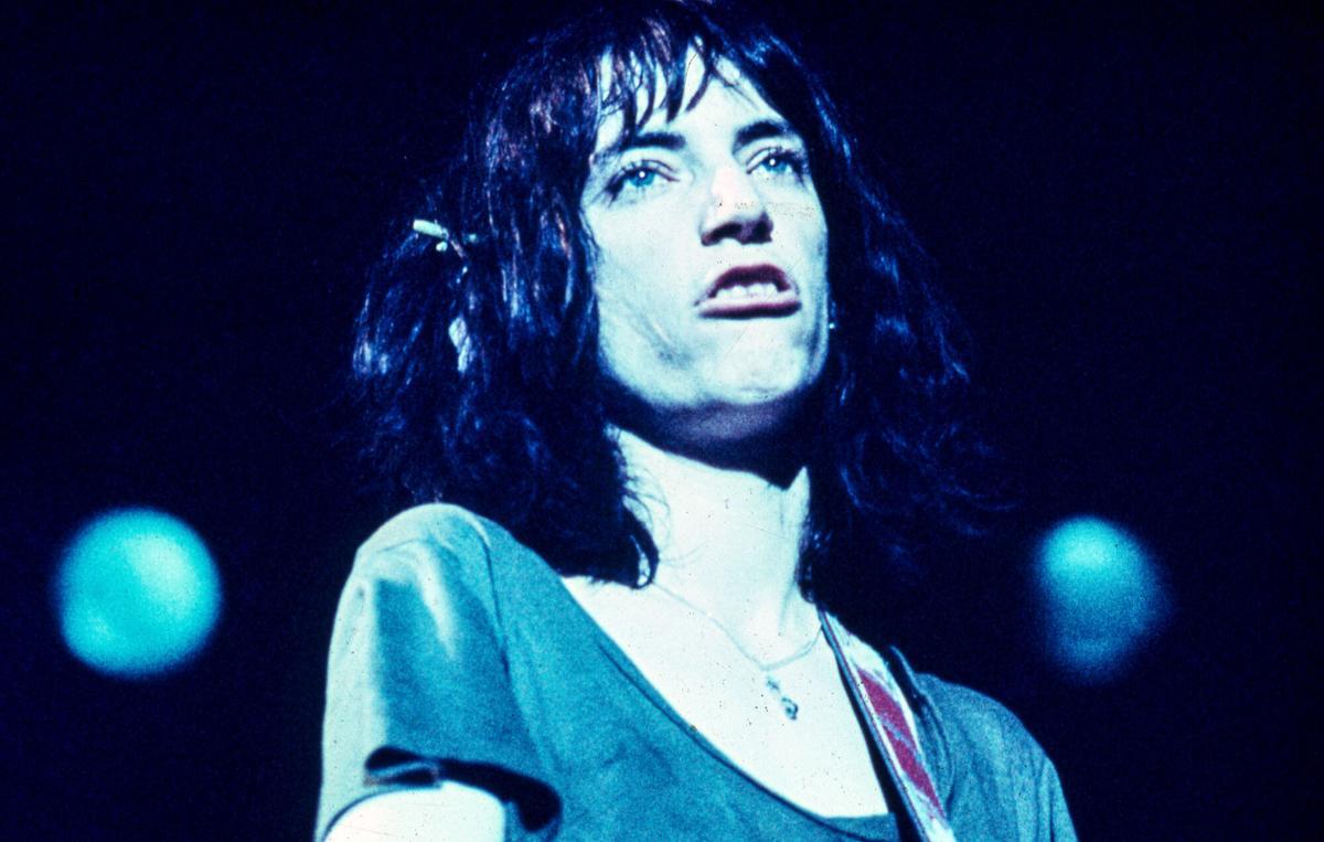 Patti Smith, en el concierto que ofreció en Badalona el 20 de octubre de 1976