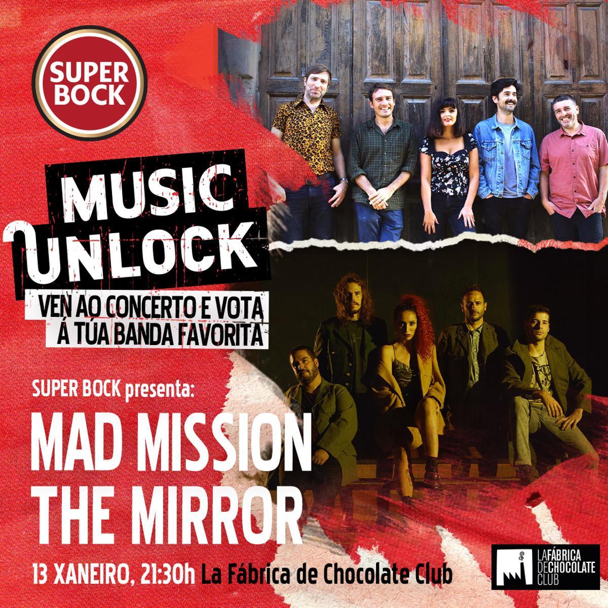 Mad Mission y The Mirror son los grupos que hoy concursan.