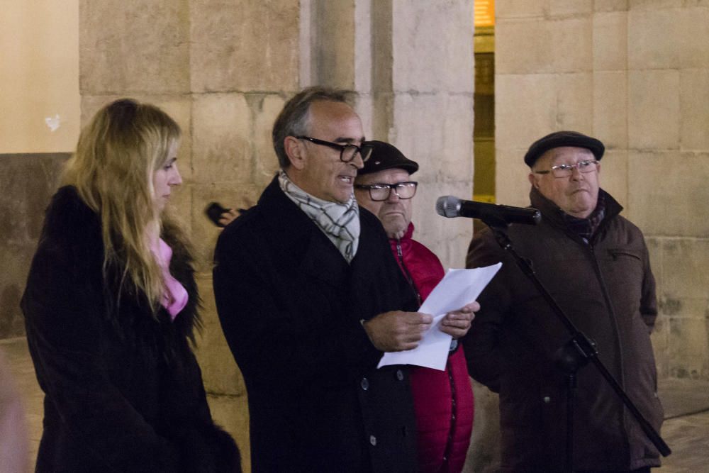 Protesta de citricultores en Castelló