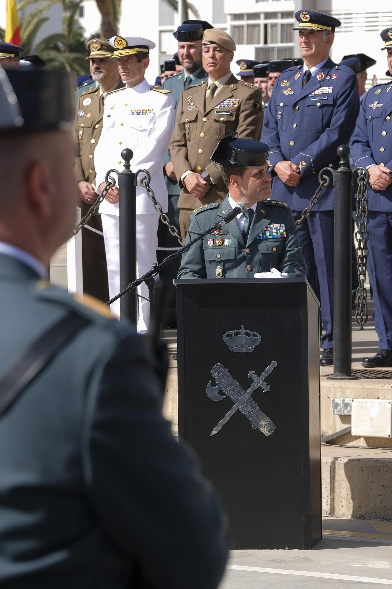 Toma de posesión del coronel jefe de la Comandancia de Guardia Civil