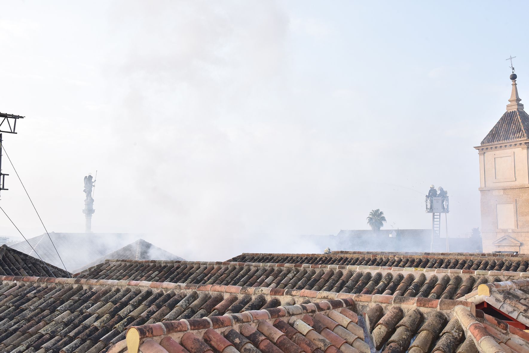 Simulacro de incendio en la Mezquita-Catedral de Córdoba