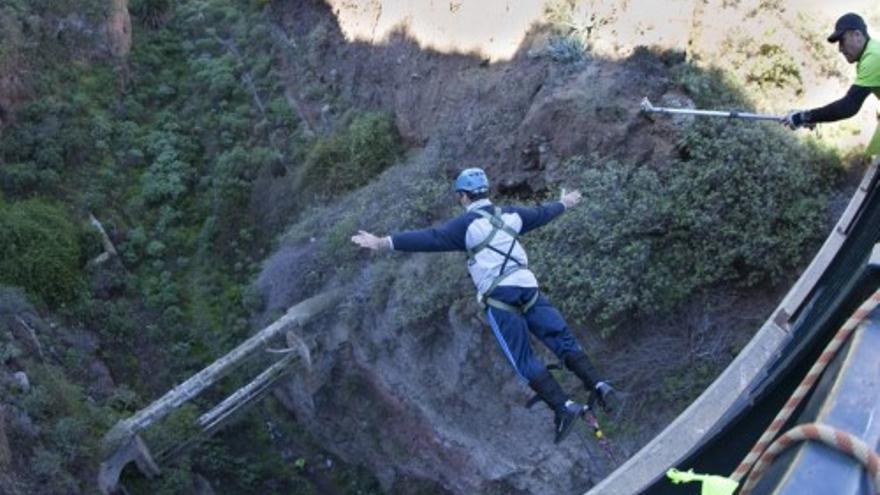 Puenting para personas ciegas