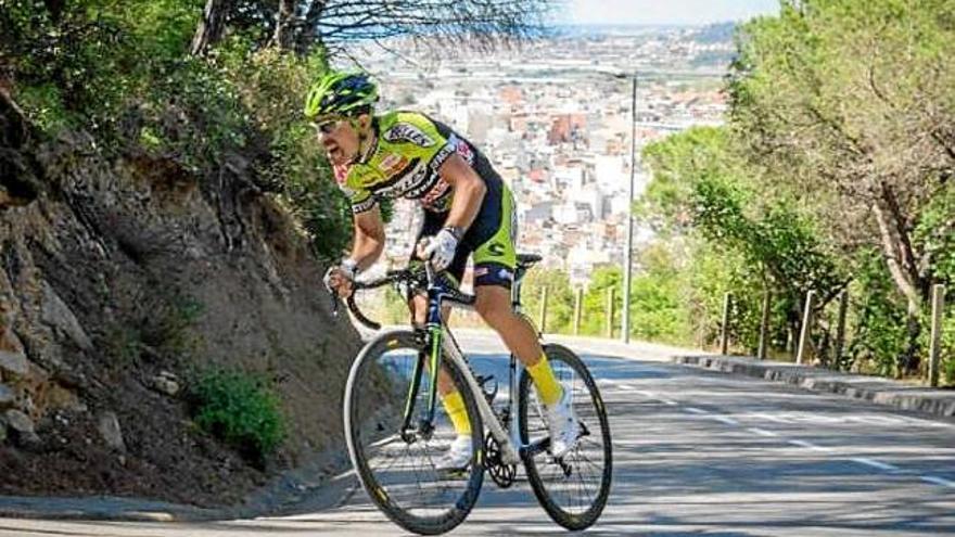 El ciclista del Tomàs Bellès va lluitar per la victòria fins al darrer quilòmetre