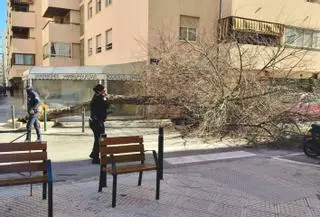 ‘Nils’ deja rachas de hasta 105 kilómetros por hora en Ibiza