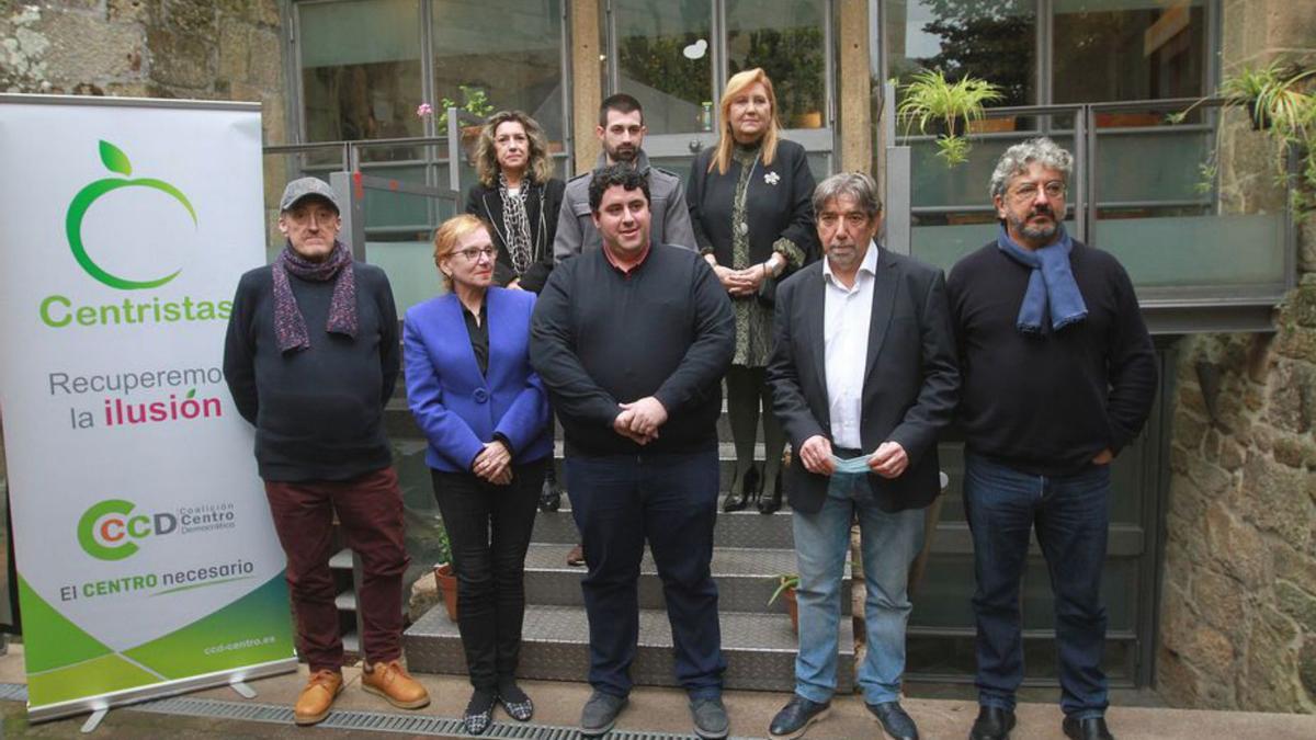 Los nuevos ediles de la Coalición de Centro Democrático.   | // I.O.