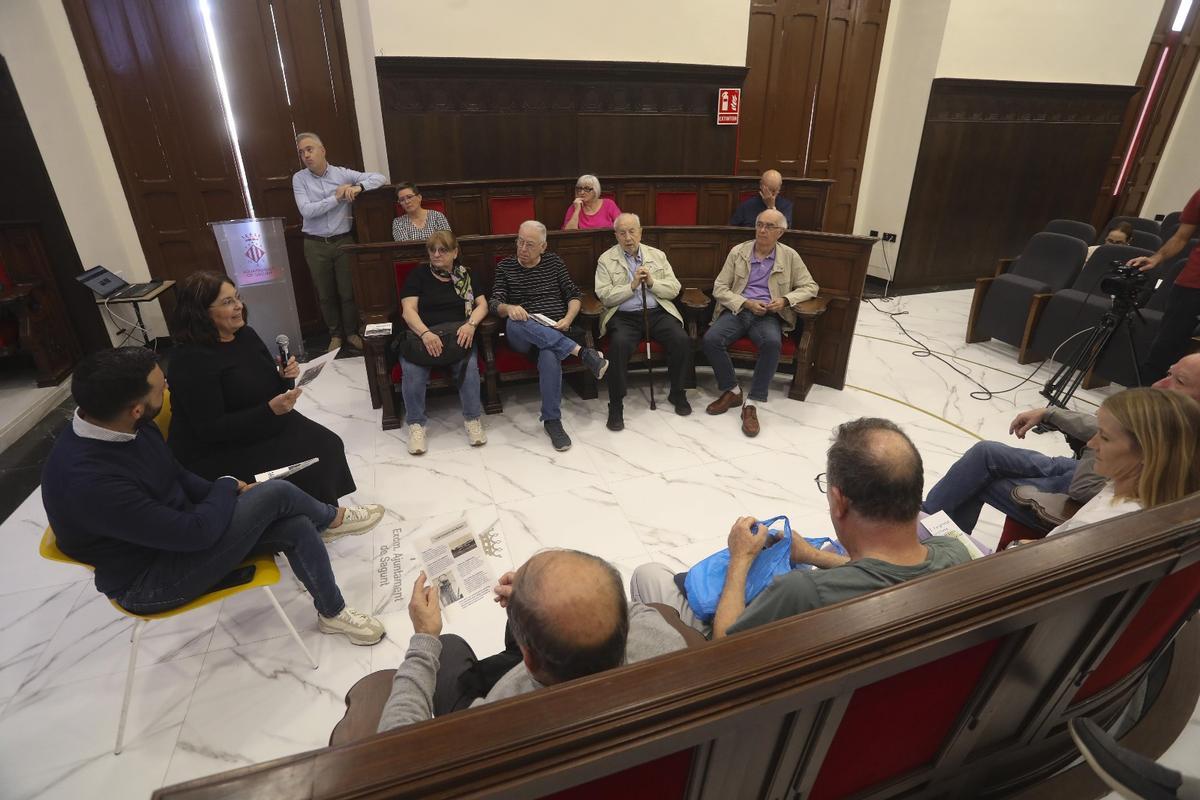 Un momento de la presentación, en el ayuntamiento.
